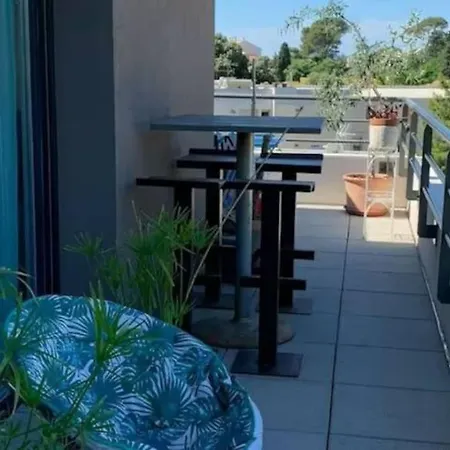 דירה Family Roof Duplex Chez Marine מונפלייה
