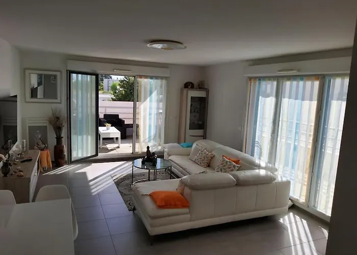 דירה Family Roof Duplex Chez Marine *