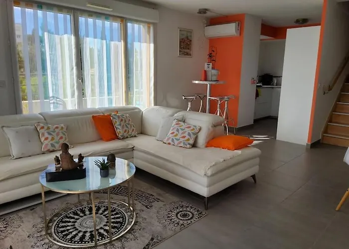 Family Roof Duplex Chez Marine דירה מונפלייה